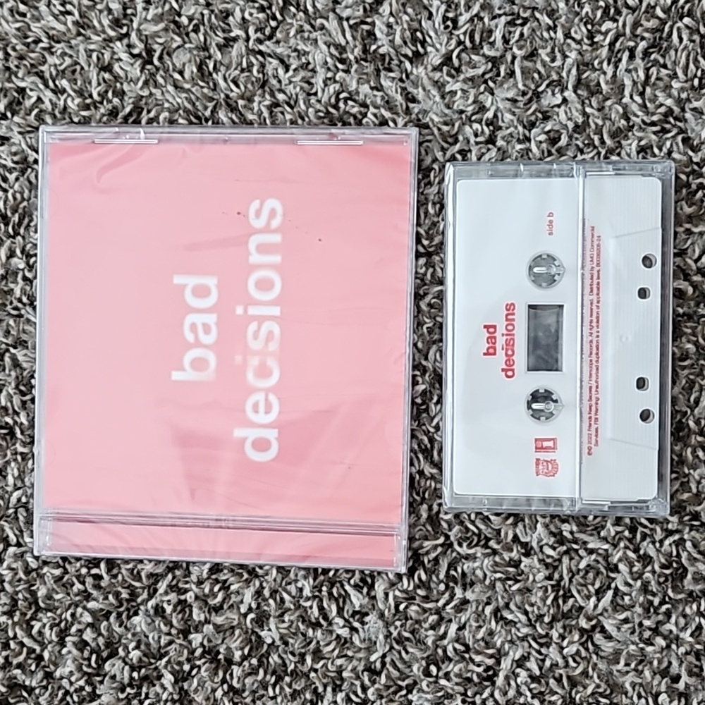 Bad Decisions CD and cassette ( BTS)